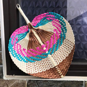 พัดไม้ไผ่พิมพ์ลายตามสั่ง วัสดุธรรมชาติ ราคาดีที่สุดสำหรับงานปาร์ตี้และอีเว้นท์ - Product Image 1