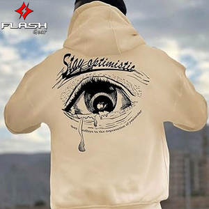 เสื้อฮู้ดผู้ชายผ้าคอตตอนชายเสื้อสวมหัวสไตล์สตรีทเน้นพลอยเทียมเสื้อมีฮู้ดผ้าเจอร์ซีย์พิมพ์ลาย - Product Image 6