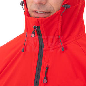 2025 Color sólido Ropa informal Chaqueta de invierno Streetwear Nueva moda Cómoda Chaqueta Softshell para hombres en servicio OEM - Product Image 2