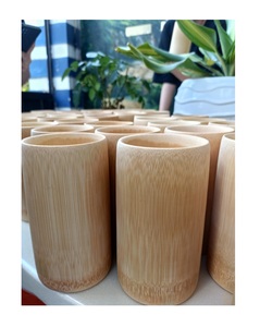 Taza de fibra de bambú natural ecológica, taza de bambú para beber, taza de bambú Natural 100% con logotipo personalizado - Product Image 1