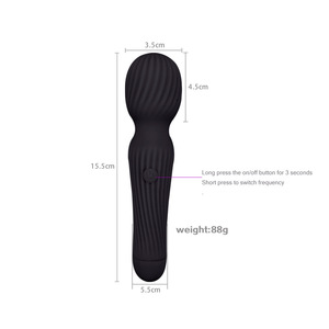 Vibrador para Adultos - Mini Masajeador Texturizado Recargable para Mujeres - Product Image 3