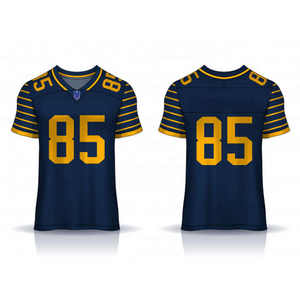 Nouveau style de vêtements de football américain Personnaliser la conception libre Maillot de rugby Équipe nationale Maillot de football américain personnalisé - Product Image 5