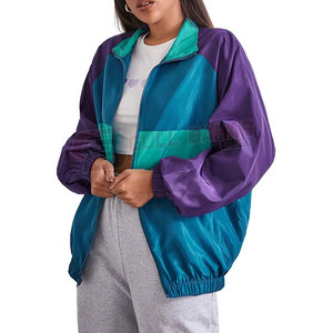 Chaqueta cortavientos clásica para mujer con carcasa repelente al agua y chaqueta cortavientos ultraligera de estilo urbano elegante para mujer - Product Image 4