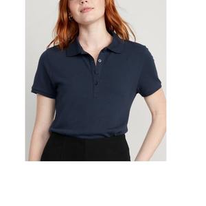 Precio al por mayor Sublimación personalizada Impresión Camisas de las mujeres de alta calidad 100% Algodón Polo en blanco Exportación de BD - Product Image 2