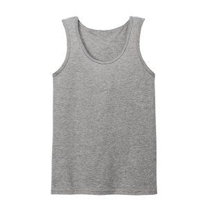 เสื้อกล้ามผ้าฝ้ายสำหรับผู้ชายผ้าโพลีเอสเตอร์/ ผ้าฝ้ายแบบลำลองระบายอากาศได้ดีทุกสีและขนาด - Product Image 1