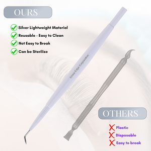 Herramienta Profesional para Lifting de Pestañas, Separador de Extensiones de Pestañas, Punta Fina de Acero Inoxidable, Herramienta Duradera para Salón de Belleza y Pestañas - Product Image 5