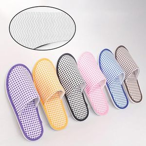 รองเท้าแตะสปาแบบใช้แล้วทิ้งผ้าฝ้ายใส่สบายสำหรับโรงแรม - Product Image 3