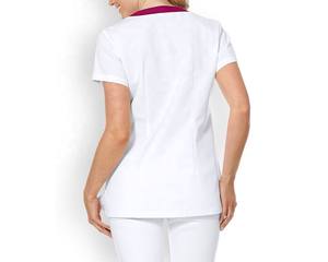 Blusa Médica de Manga Corta para Mujer, de la Mejor Calidad, Ligera, Transpirable, con Detección de Agujas, Fusión sin Costuras, ¡Gran Venta! - Product Image 2