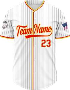 Camisetas de béisbol transpirables cómodas personalizadas Juego de Nombres y Números personalizados para equipos deportivos Fans Ligas - Product Image 1