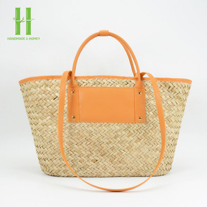 Cesta de almacenamiento de algas marinas tejidas a mano, decoraciones navideñas decorativas para el hogar, regalos, cesta Laundari, cajas de almacenamiento jiahao y contenedores OEM - Product Image 1