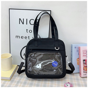 Sacs bandoulière transparents Ita multi-poches style japonais Kawaii pour femmes, avec logo personnalisé OEM ODM, vente en gros, <span class=keywords><strong>sac</strong></span> à bandoulière d'affichage Anime - Product Image 6