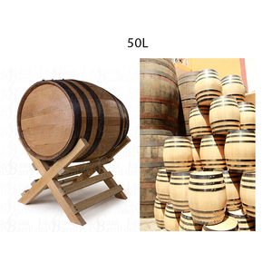 Barril de Tequila Artesanal de 50 Litros, La Casa Del Barril, Madera de Pino, Tambor para Vino o Cerveza, Acabado en Laca Negra, México - Product Image 5
