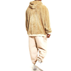 Sudadera con Capucha Sherpa Extra Grande Bordada Personalizada al por Mayor, Sudadera de Lana para Hombre, Ropa de Calle de Invierno, Sudadera de Forro Polar de Algodón, Informal y Cálida - Product Image 2