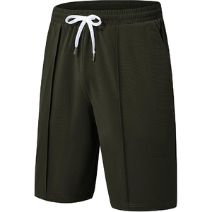 Oferta Caliente: Conjunto de Camiseta y Pantalones Cortos de Verano para Hombre, Estilo Casual, Oversize, Cuello Redondo, Color Liso, Venta al por Mayor - Product Image 2