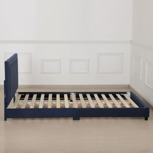 Upholstered Twin <b>Bed</b> Frames for Kids,Velvet Toddler <b>Bed</b> ,Morden Children <b>Bed</b> , Height-Adjustable Headboard Teenage for Bedroom - Product Image 5