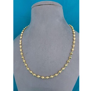 Ensemble de collier de meilleure qualité polonais en or à la mode avec boucles d'oreilles pour les femmes Collection de vêtements de noces pour les femmes - Product Image 1