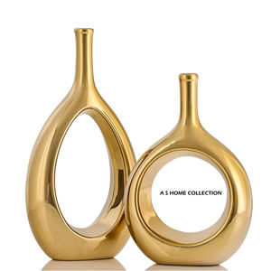 Juego de Jarrones de Aluminio Plateado Hechos a Mano, Jarrón para Flores Artificiales, Decoración de Pascua, Bodas, Hogar, Hotel, Centros de Mesa Modernos - Product Image 6