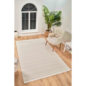Tapis moderne Netline BY010 crème, durable en polypropylène et polyester, facile à nettoyer, anti-peluches, pratique pour les garçons - Product Image 6
