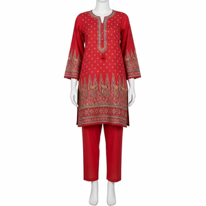 Conjuntos de Ropa de Verano para Mujer con Estampado Digital, Tela de Poliéster Suave, Transpirable y Elástica, Ropa Casual para el Día a Día, Atuendos de Moda de Verano - Product Image 2