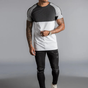 Venta al por mayor de camisetas de cuello redondo de manga corta 100% algodón Slim Fit colorido camiseta en blanco para la impresión digital - Product Image 6