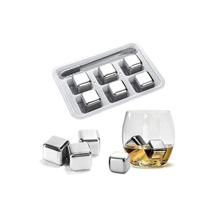 Accessoires de barre en métal de glaçons de whisky d'acier inoxydable de 38mm pour refroidir des boissons comme des glaçons de vin et de cola - Product Image 3