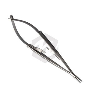 Castroviejo Needle Holder Straight 14cm Surgical Micro Needle Driver Lock Instrument Suturing Ophthalmic Dental <b>Microsurgery</b> - Product Image 5