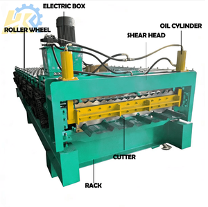 HK AG/PBR/IBR Stahl-Dachpaneel-Rollformmaschine Wellblechmaschine - Product Image 1