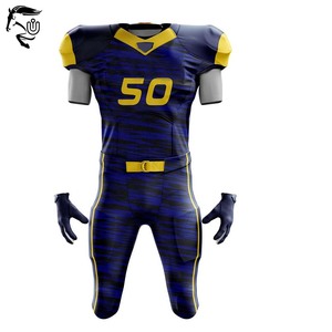 2025 OEM/ODM Camisetas y pantalones de fútbol americano personalizados | Conjuntos de uniformes de poliéster sublimado de alta calidad unisex" - Product Image 4