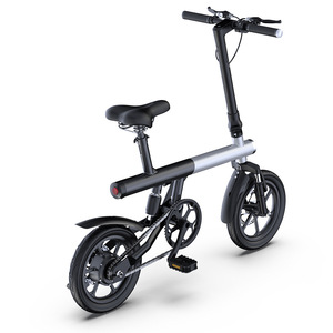 Bicicleta Eléctrica Plegable de 14 Pulgadas, Bicicleta Urbana Ultraligera con Marco de Aluminio, Doble Suspensión, Motor sin Escobillas, Asistencia al Pedaleo de 250W - Product Image 3