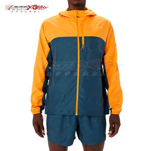 Conjunto de pantalones cortos cortavientos deportivos para hombre con chaqueta y pantalones cortos a juego, conjunto de pantalones cortos cortavientos para exteriores - Product Image 1