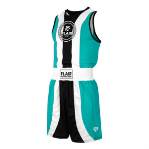 ชุดฝึกเล่นกีฬาคิกบ็อกซิ่งชุดเสื้อกล้ามชกมวยพิมพ์ลายดิจิทัลชุดเสื้อกล้ามนักสู้กางเกงขาสั้น - Product Image 1