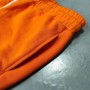 acid wash sun faded mens trouser custom made screen printing puff print flared sweat pant trouser mens - Product Image 2