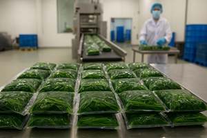 Feuilles de patate douce verte congelées, ingrédient pour les marques alimentaires naturelles et les importateurs - Product Image 6