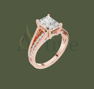 Bijoux verdoyants Bague en plaqué or style papillon 10 carats pour fille - Product Image 1