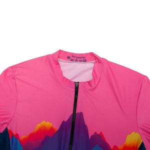 Maillot de Ciclismo Personalizado por Sublimación, Unisex, Manga Corta, Ligero, de Secado Rápido, Cortavientos, Antibacteriano, de Poliéster y Elastano, con Cremallera Trasera - Product Image 3