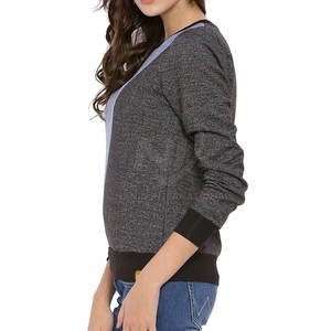 <b>Long</b> Sleeves <b>Women</b> <b>Sweatshirts</b> Oversized <b>Women</b> <b>Sweatshirts</b> Cotton Polyester <b>Women</b> <b>Sweatshirts</b> - Product Image 2