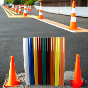 Compra Uno y Obtén Uno Gratis, Lámina Reflectante Impermeable de Alta Visibilidad Imprimible (PMMA/Acrílico), Autoadhesiva, Irrompible, para Seguridad Vial - Product Image 1