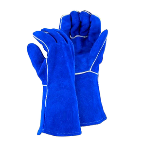 ถุงมืองานเชื่อมหนังปลอดภัยถุงมือทำงานที่มองเห็นได้ดีที่สุดสำหรับอุปกรณ์เชื่อมถุงมือสวมใส่สบายและทนทาน - Product Image 1