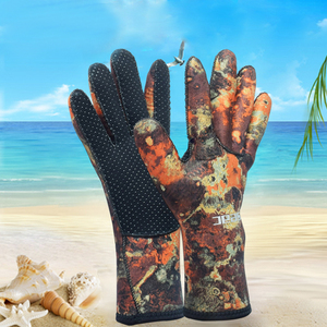 Guantes de Buceo de Neopreno de 3 mm para Adultos, Antibacterianos, Impresos, Gruesos y Cálidos, Protección contra el Agua Fría, para Natación, Snorkel y Traje de Neopreno - Product Image 2