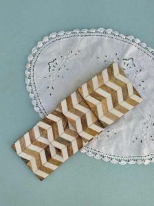 Ensemble de dessous-de-verre en os incrusté artisanal, dessous-de-verre décoratifs pour la salle à manger, le bar et le bureau, dessous-de-verre artisanaux pour un usage quotidien - Product Image 2