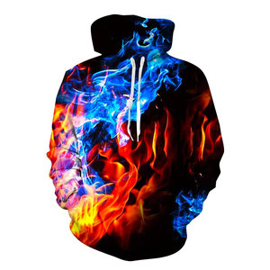 Sweat à capuche unisexe personnalisé en polyester 100% 250 g/m², respirant, pour l'hiver, avec impression par sublimation DTF - Product Image 1