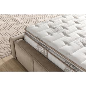 Matelas hybride moderne de luxe Mons avec ressorts ensachés, fermeté moyenne, épaisseur >30cm, housse en tissu – Ensemble de mobilier pour chambre d'hôtel ou de maison - Product Image 4