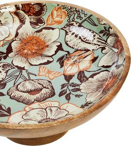 Bol à fruits en bois poli fait à la main dernière conception décorative en bois de manguier directement de l'Inde fabricant - Product Image 5