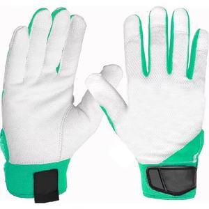 Gants de baseball en cuir de qualité supérieure pour hommes, avec support pour le poignet, protection complète des doigts, antidérapants, pour l'entraînement. - Product Image 1