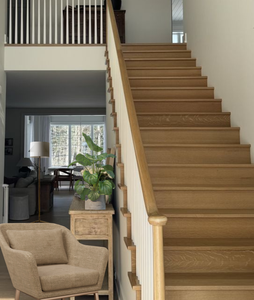 Accesorios de pasamanos de álamo de madera ajustables duraderos de alta calidad piezas de escalera elegantes modernas para escalera y Bacony - Product Image 6