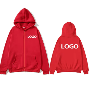 Sudaderas con cremallera impresas personalizadas para hombres y mujeres primavera otoño suelta Casual manga larga pulóver sudaderas moda ropa deportiva sólida - Product Image 6