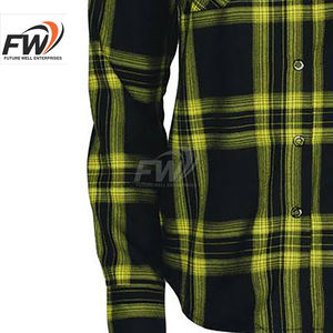 Chemises en flanelle tissée pour hommes, automne, anti-rides, respirantes, manches longues, haute qualité, écologiques, personnalisables, durables - Product Image 3