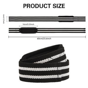 Nouveau équipement de sécurité de forme physique de sangles de levage en néoprène personnalisé tendance pour l'entraînement lourd et l'haltérophilie - Product Image 5