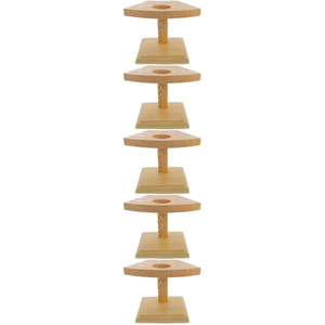 Factory <b>Wood</b> <b>Ice</b> <b>Cream</b> Stand Clear <b>Ice</b> <b>Cream</b> Cone Holder <b>Ice</b> <b>Cream</b> Display Stand for 4 Piece Single - Product Image 6