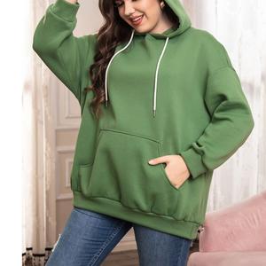 Nouvelle arrivée de sweat à capuche décontracté pour femmes, long et prenant en charge les conceptions personnalisées pour l'exportation de la saison d'automne du fournisseur BD - Product Image 2